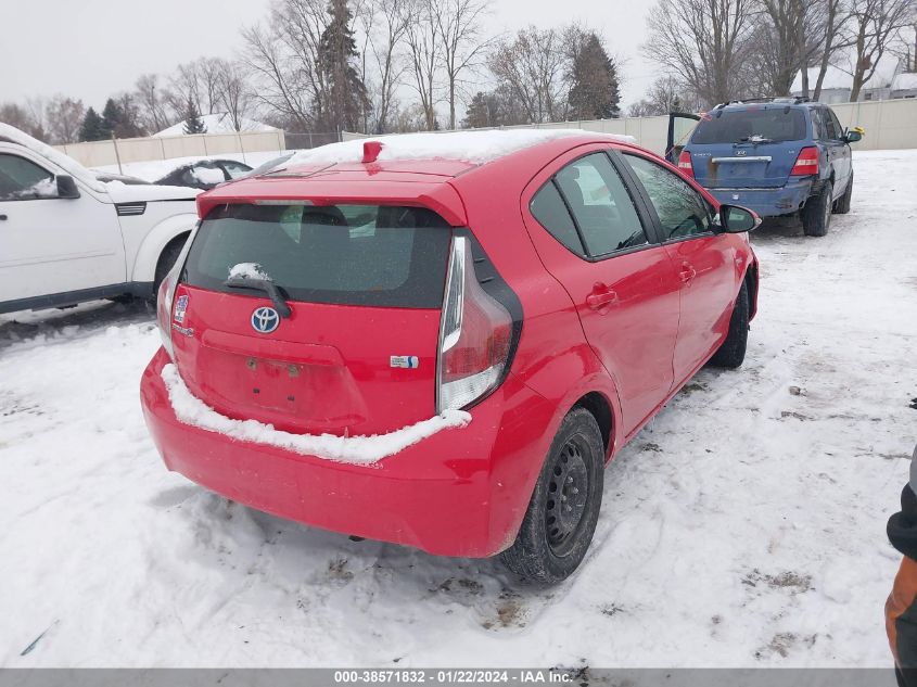 2015 Toyota Prius C Two VIN: JTDKDTB3XF1586862 Lot: 38571832