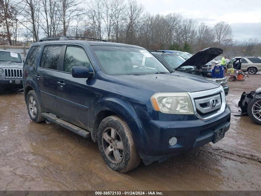 2010 Honda Pilot Ex-L VIN: 5FNYF4H68AB006858 Lot: 38572133