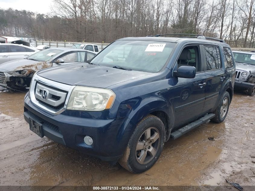 2010 Honda Pilot Ex-L VIN: 5FNYF4H68AB006858 Lot: 38572133