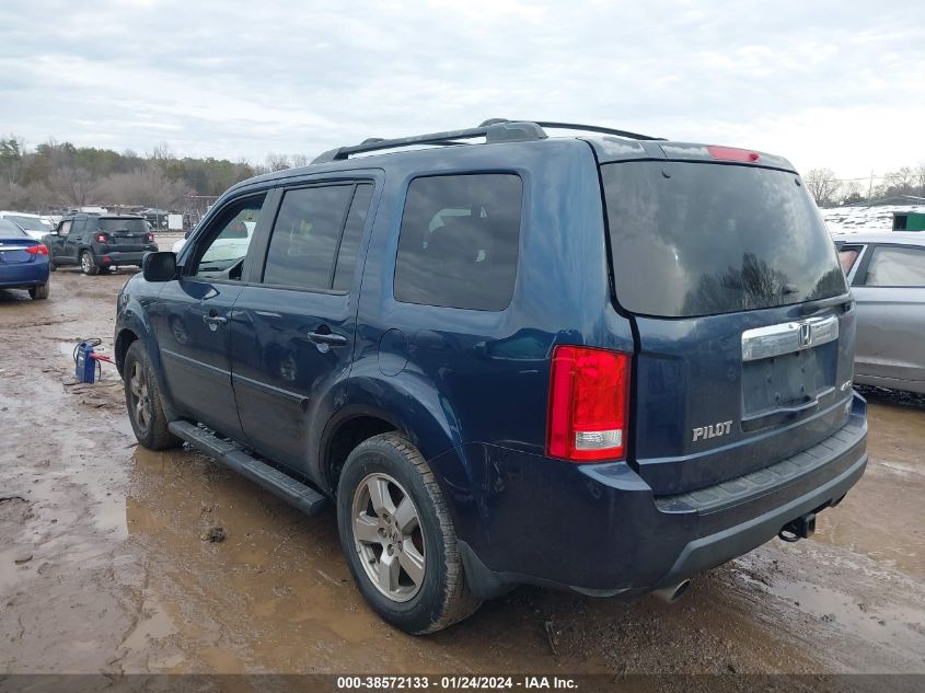 2010 Honda Pilot Ex-L VIN: 5FNYF4H68AB006858 Lot: 38572133