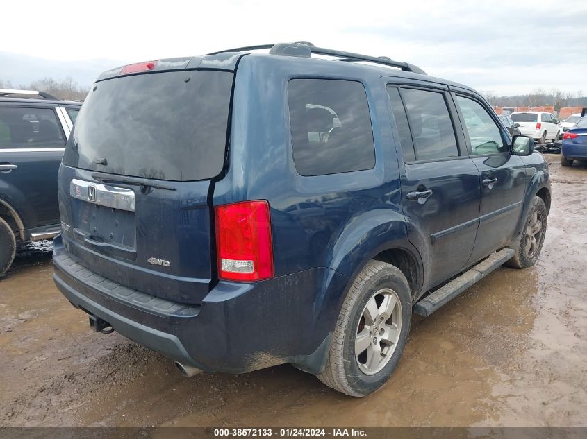 2010 Honda Pilot Ex-L VIN: 5FNYF4H68AB006858 Lot: 38572133