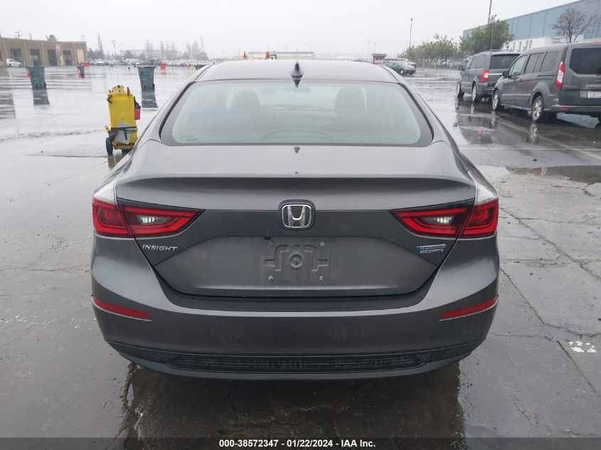 2022 Honda Insight Ex VIN: 19XZE4F56NE012414 Lot: 38572347