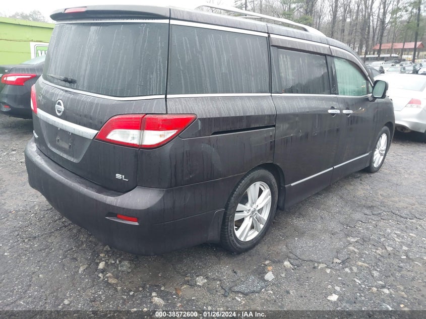2011 Nissan Quest Sl VIN: JN8AE2KP7B9002522 Lot: 38572600
