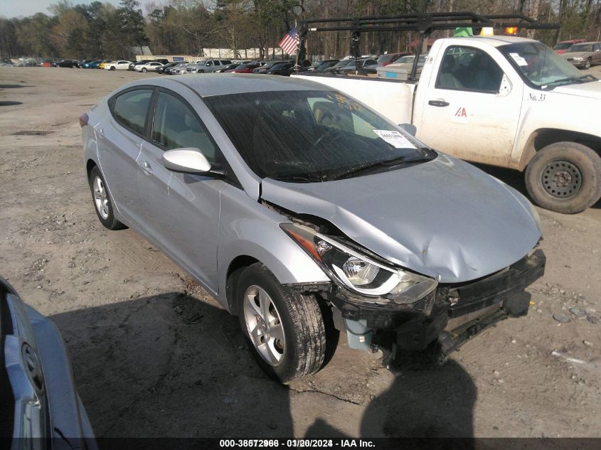 2014 Hyundai Elantra Se VIN: 5NPDH4AE4EH472580 Lot: 38572966