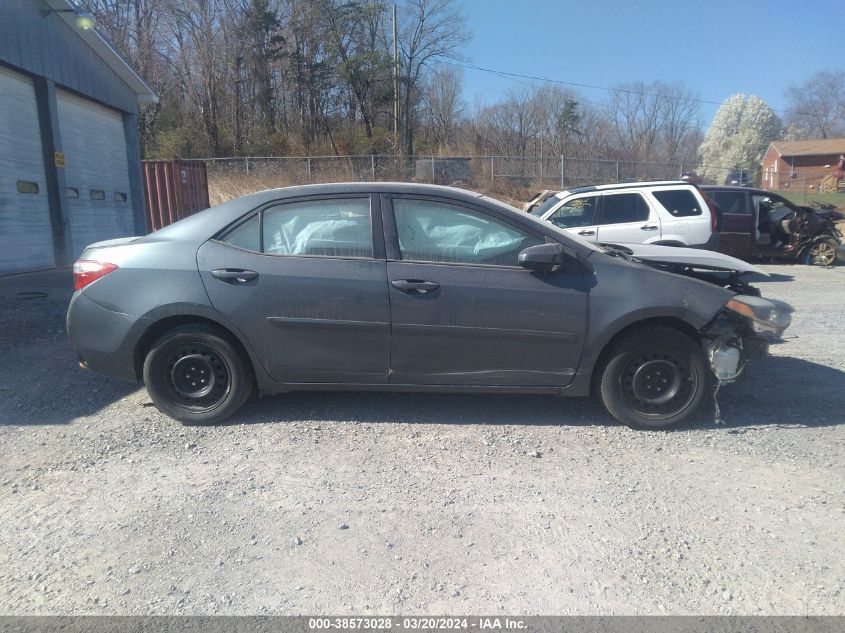 2016 Toyota Corolla Le VIN: 2T1BURHE5GC598569 Lot: 39502316