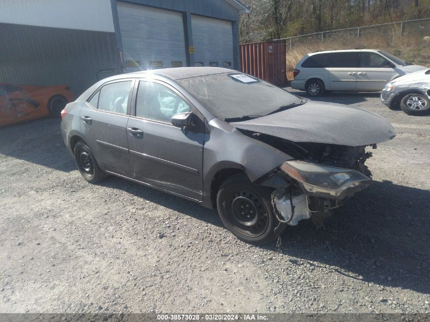 2016 Toyota Corolla Le VIN: 2T1BURHE5GC598569 Lot: 39502316