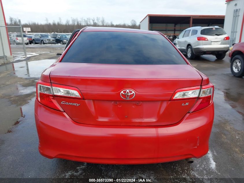 2012 Toyota Camry Le VIN: 4T4BF1FK5CR265761 Lot: 38573390