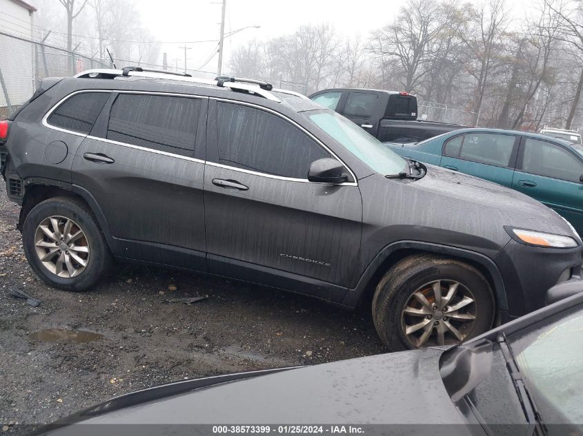 2014 Jeep Cherokee Limited VIN: 1C4PJMDS3EW215391 Lot: 38573399