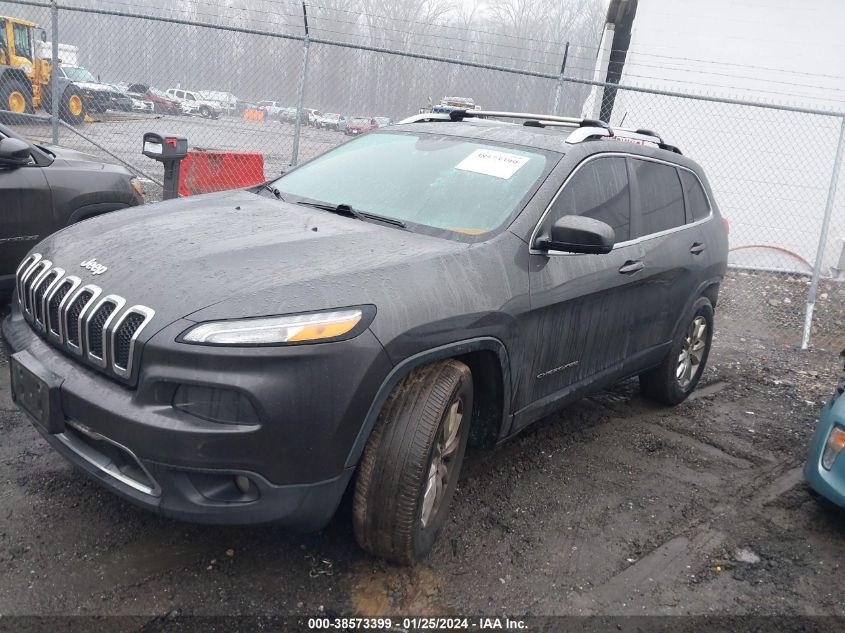 2014 Jeep Cherokee Limited VIN: 1C4PJMDS3EW215391 Lot: 38573399