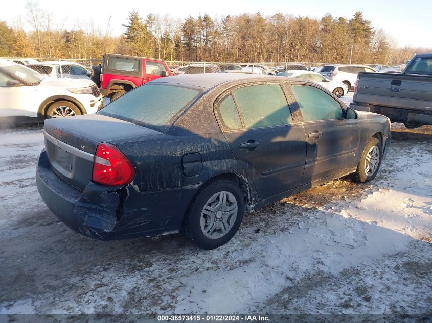 2006 Chevrolet Malibu Ls VIN: 1G1ZS51F26F295117 Lot: 38573415