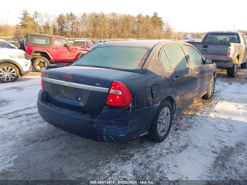 2006 Chevrolet Malibu Ls VIN: 1G1ZS51F26F295117 Lot: 38573415