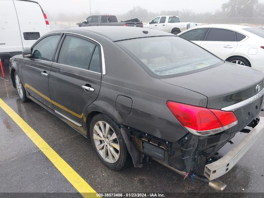 2011 Toyota Avalon Limited VIN: 4T1BK3DB2BU376920 Lot: 38573486