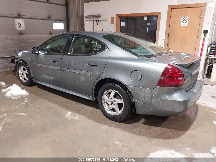 2004 Pontiac Grand Prix Gt2 VIN: 2G2WS522041357693 Lot: 38573649