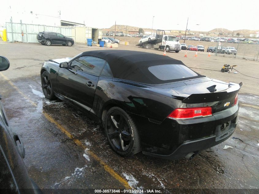 2014 Chevrolet Camaro 1Lt VIN: 2G1FB3D37E9311005 Lot: 38573846