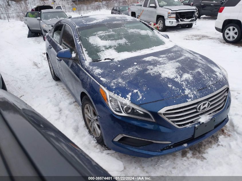 2017 Hyundai Sonata VIN: 5NPE24AF8HH549244 Lot: 38574401