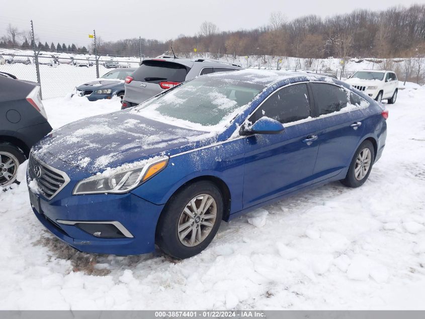 2017 Hyundai Sonata VIN: 5NPE24AF8HH549244 Lot: 38574401