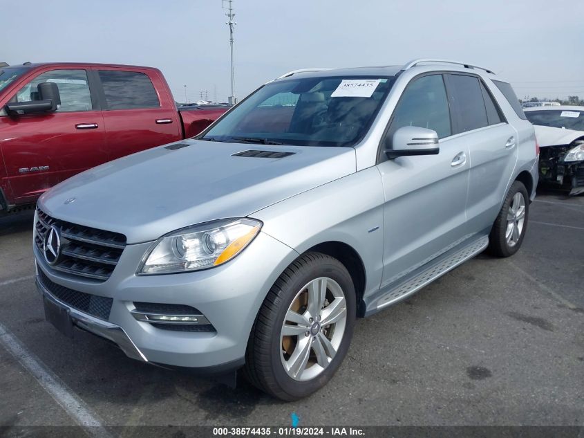 2012 Mercedes-Benz Ml 350 4Matic VIN: 4JGDA5HB7CA021584 Lot: 38574435