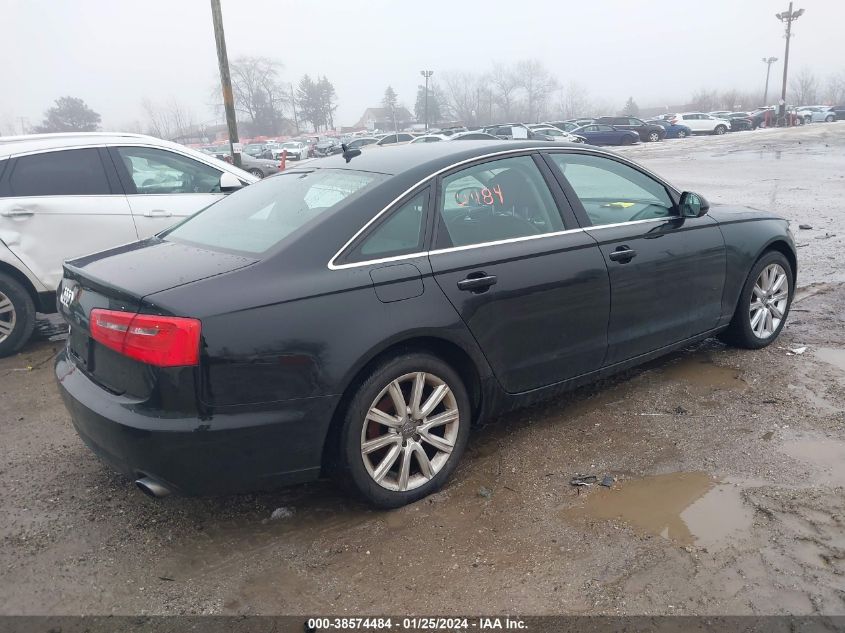 2013 Audi A6 2.0T Premium VIN: WAUGFAFC7DN017274 Lot: 38574484