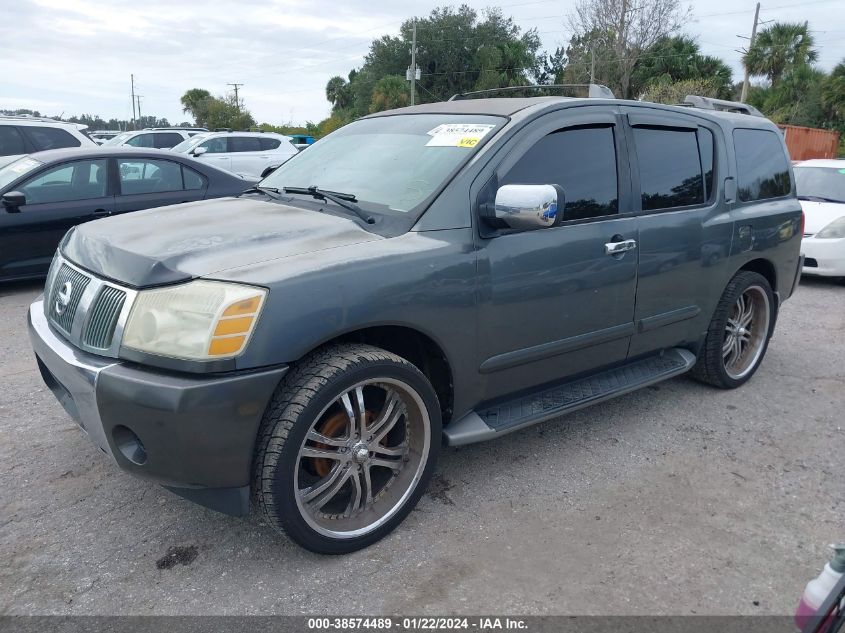 2004 Nissan Pathfinder Armada Se VIN: 5N1AA08A94N717399 Lot: 38574489