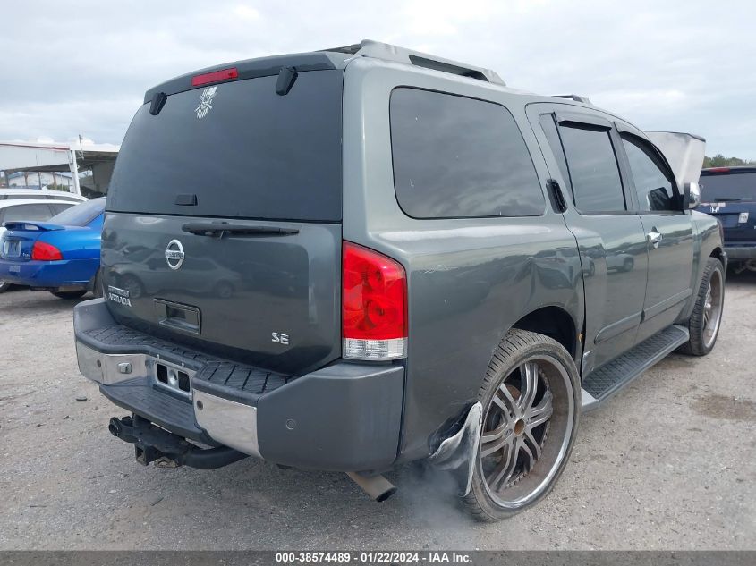 2004 Nissan Pathfinder Armada Se VIN: 5N1AA08A94N717399 Lot: 38574489