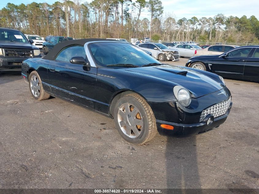 2002 Ford Thunderbird Deluxe/Premium/W/Hardtop Deluxe/W/Hardtop Premium VIN: 1FAHP60A02Y102080 Lot: 38988002