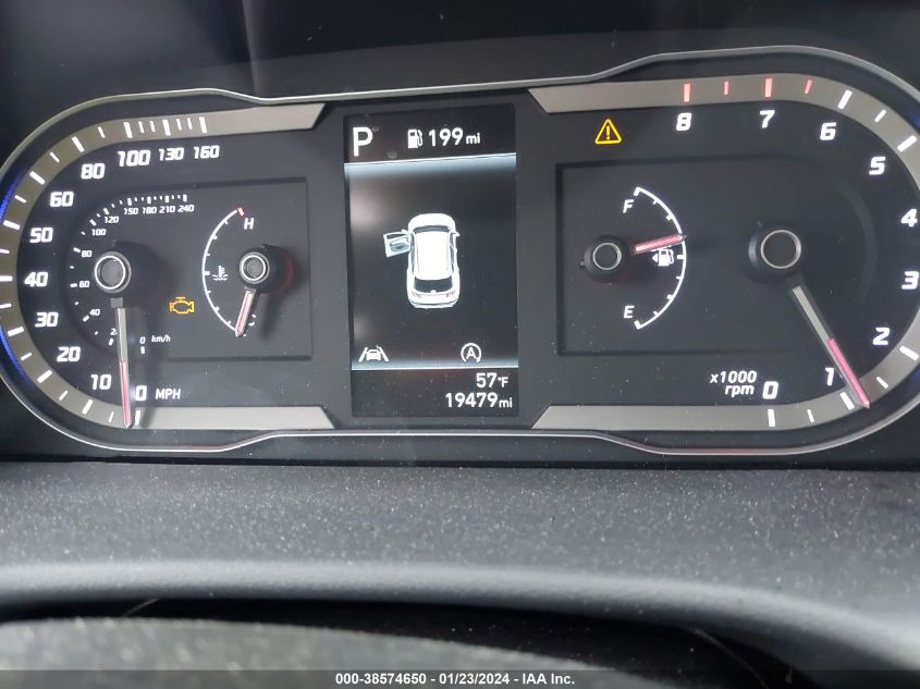 2022 Hyundai Tucson Sel VIN: 5NMJBCAE2NH073193 Lot: 38574650