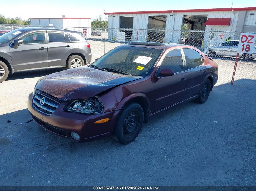 2002 Nissan Maxima Se VIN: JN1DA31D42T416025 Lot: 38574704