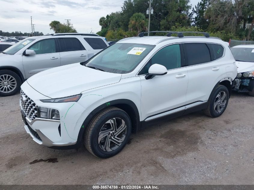 2022 Hyundai Santa Fe Sel VIN: 5NMS24AJ1NH475374 Lot: 38574788