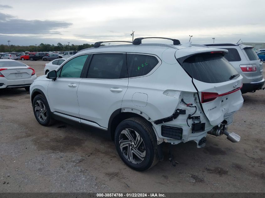 2022 Hyundai Santa Fe Sel VIN: 5NMS24AJ1NH475374 Lot: 38574788