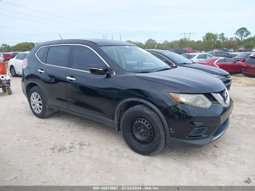 2015 Nissan Rogue S VIN: KNMAT2MT1FP516833 Lot: 38574967