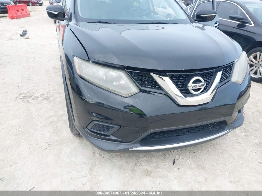 2015 Nissan Rogue S VIN: KNMAT2MT1FP516833 Lot: 38574967