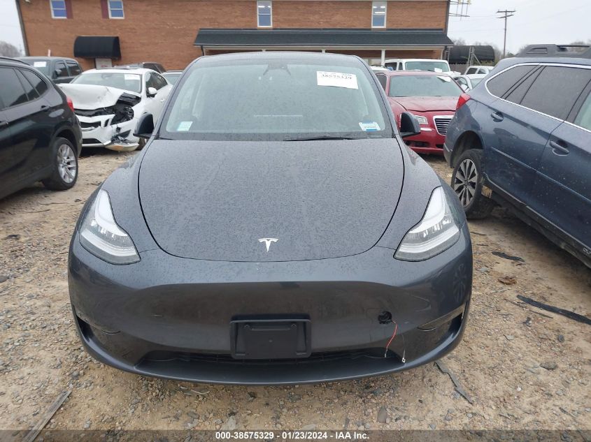 2023 Tesla Model Y Awd/Long Range Dual Motor All-Wheel Drive VIN: 7SAYGAEE1PF589292 Lot: 38575329