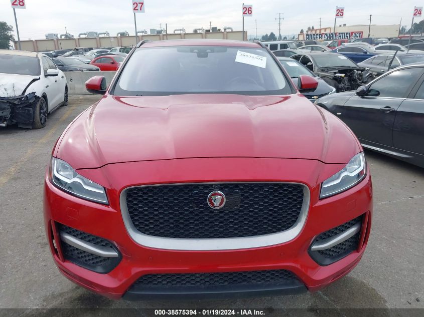 2017 Jaguar F-Pace 35T R-Sport VIN: SADCL2BV7HA090301 Lot: 38575394