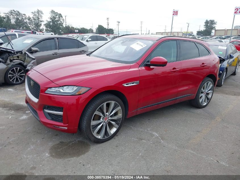 2017 Jaguar F-Pace 35T R-Sport VIN: SADCL2BV7HA090301 Lot: 38575394