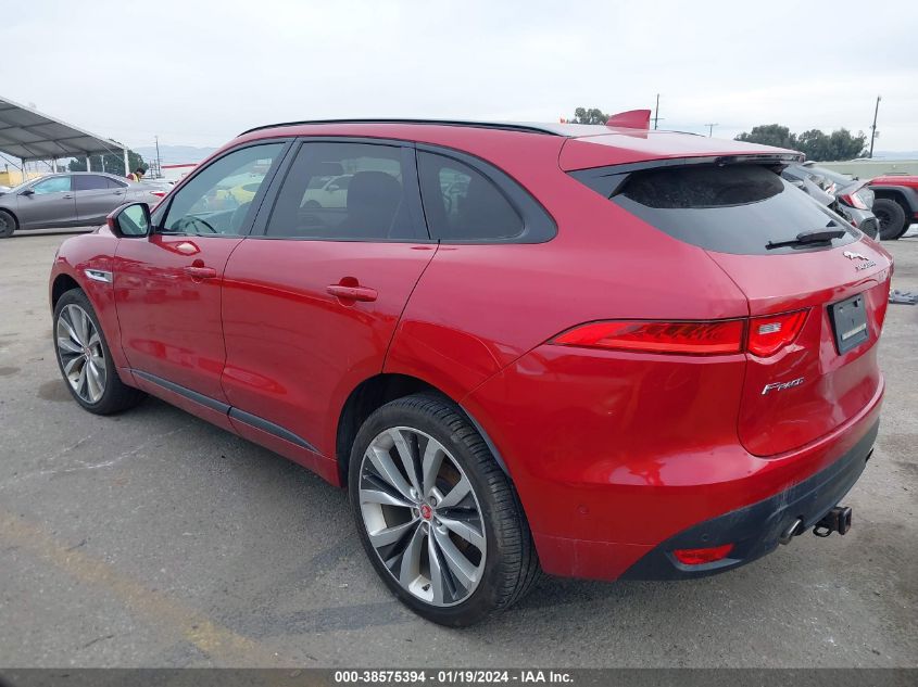 2017 Jaguar F-Pace 35T R-Sport VIN: SADCL2BV7HA090301 Lot: 38575394