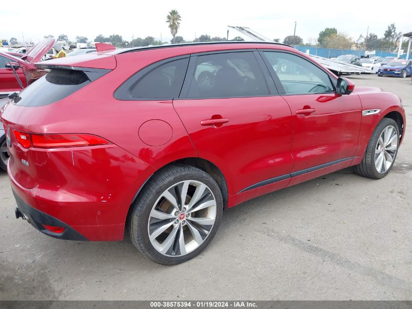 2017 Jaguar F-Pace 35T R-Sport VIN: SADCL2BV7HA090301 Lot: 38575394