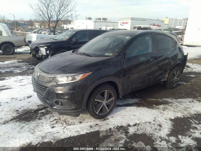 2022 Honda Hr-V Awd Ex VIN: 3CZRU6H51NM737835 Lot: 38575496