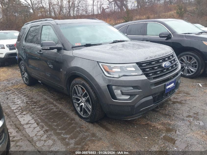 2017 Ford Explorer Sport VIN: 1FM5K8GT8HGA86445 Lot: 38575553