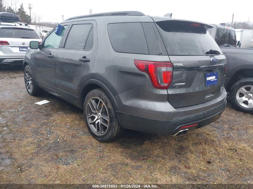 2017 Ford Explorer Sport VIN: 1FM5K8GT8HGA86445 Lot: 38575553