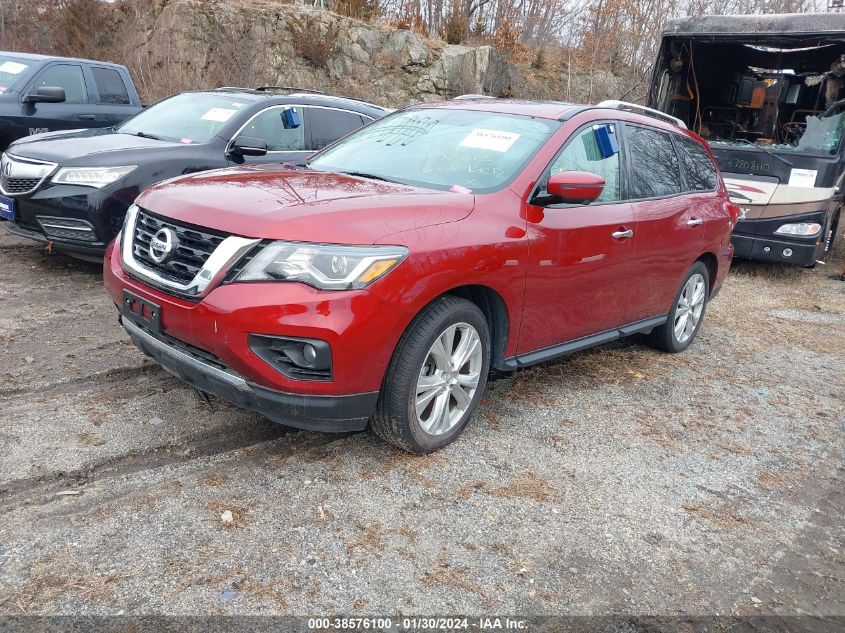 2019 Nissan Pathfinder Sl VIN: 5N1DR2MM0KC602622 Lot: 38576100