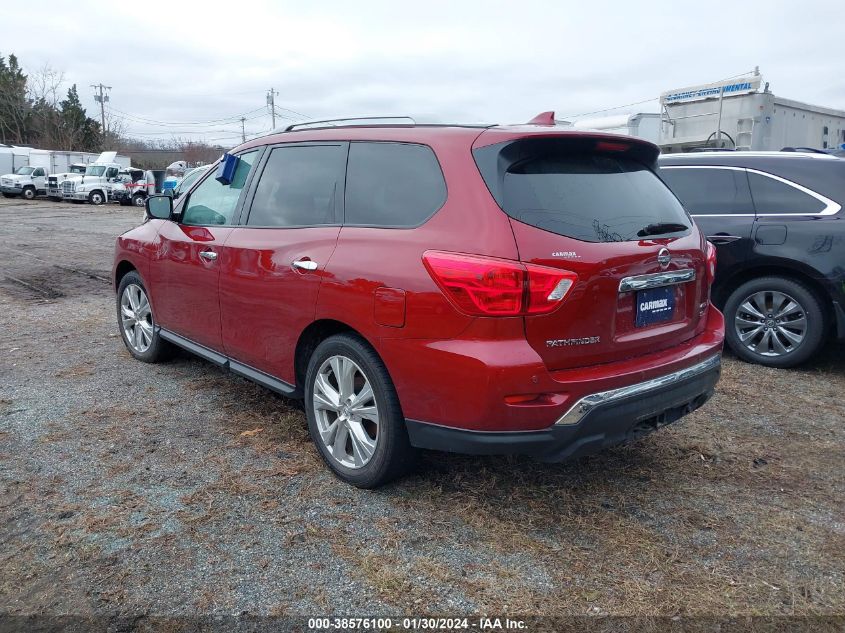 2019 Nissan Pathfinder Sl VIN: 5N1DR2MM0KC602622 Lot: 38576100