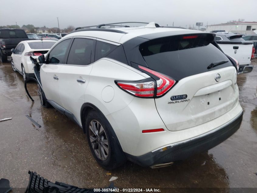 2017 Nissan Murano Sv VIN: 5N1AZ2MGXHN108276 Lot: 39177566