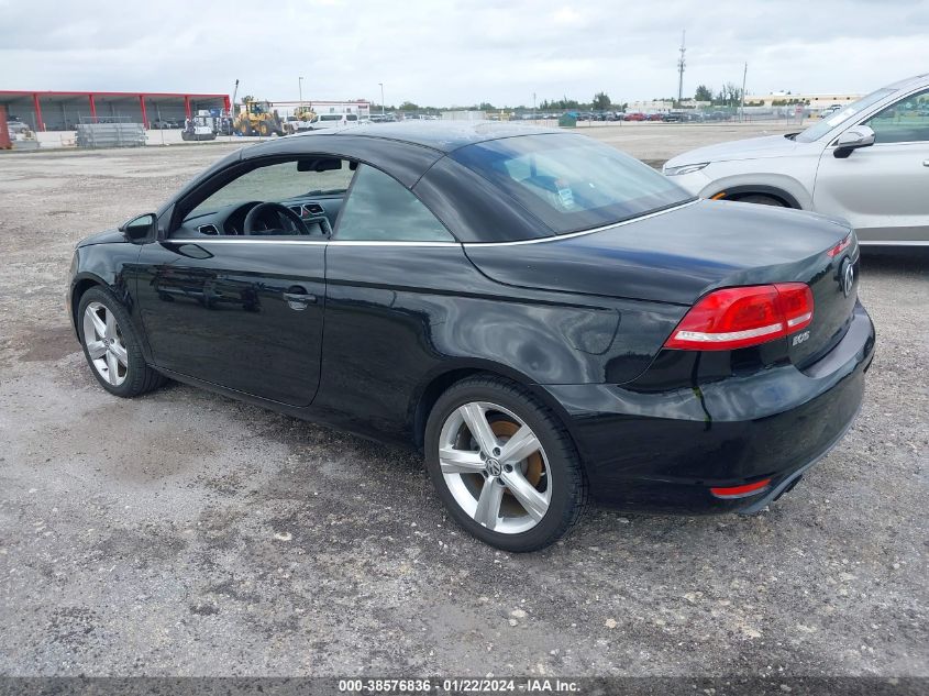 2012 Volkswagen Eos Lux VIN: WVWFW7AH7CV002793 Lot: 38576836