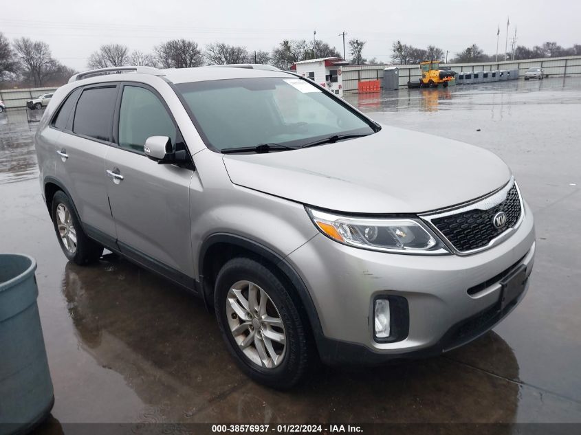 2015 Kia Sorento Lx VIN: 5XYKT4A65FG578026 Lot: 38576937