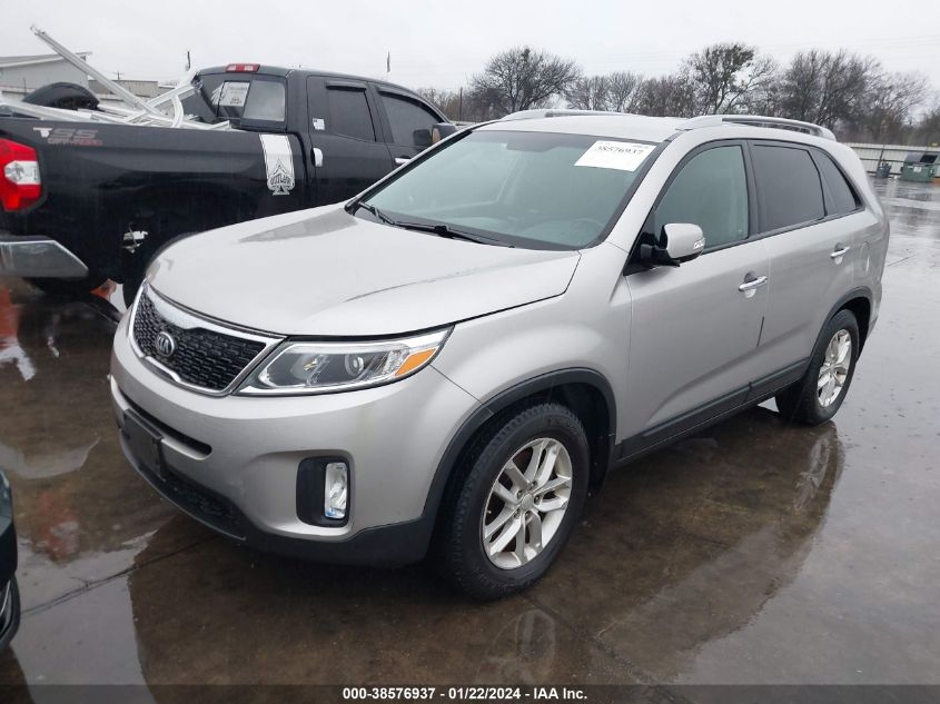 2015 Kia Sorento Lx VIN: 5XYKT4A65FG578026 Lot: 38576937