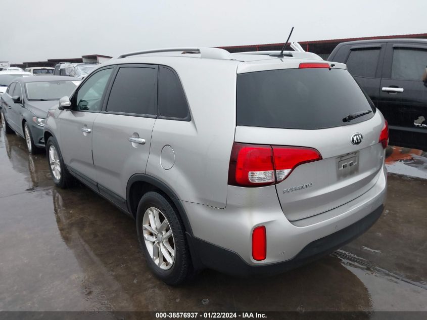 2015 Kia Sorento Lx VIN: 5XYKT4A65FG578026 Lot: 38576937