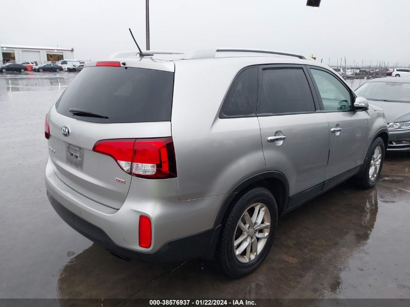 2015 Kia Sorento Lx VIN: 5XYKT4A65FG578026 Lot: 38576937