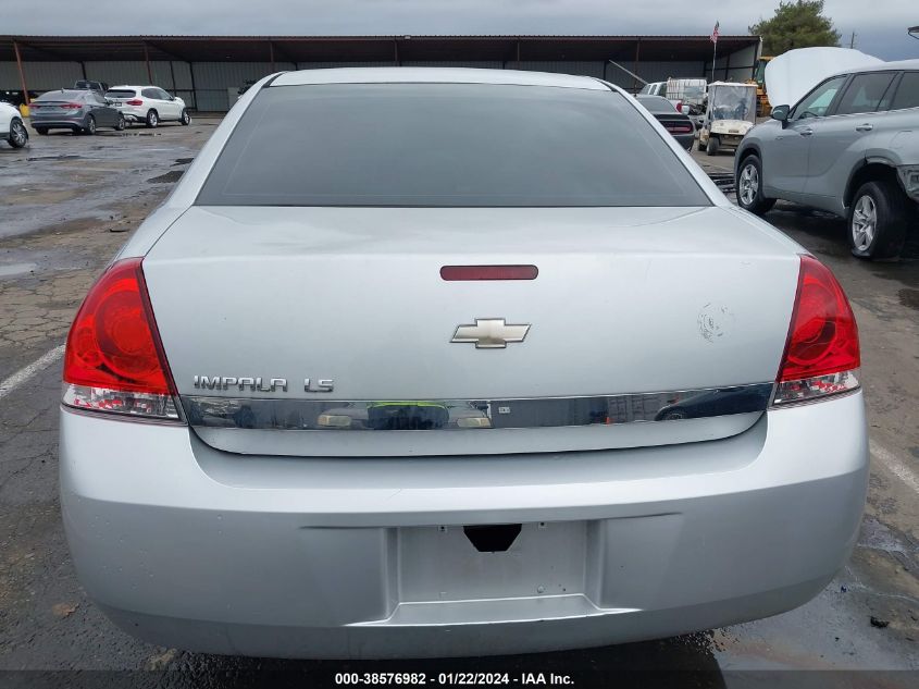 2009 Chevrolet Impala Ls VIN: 2G1WB57NX91176390 Lot: 38576982