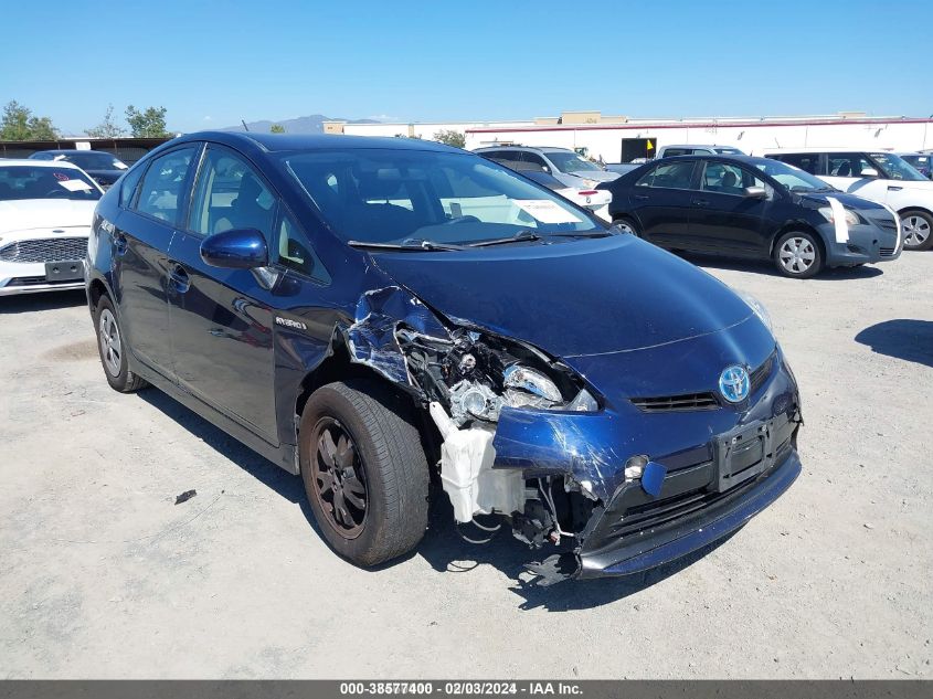 2015 Toyota Prius Two VIN: JTDKN3DU4F0462272 Lot: 38577400