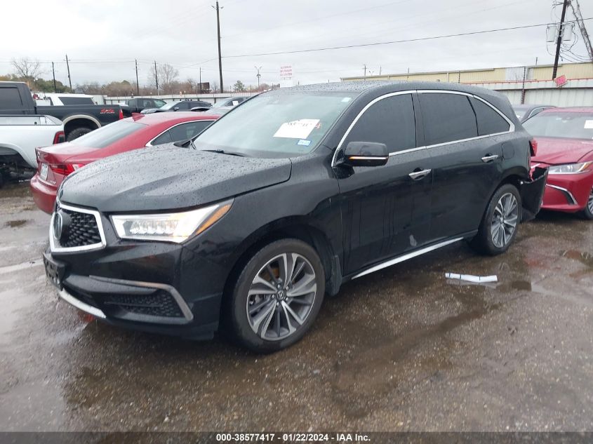 2019 Acura Mdx Tech Pkg VIN: 5J8YD3H55KL006209 Lot: 38577417